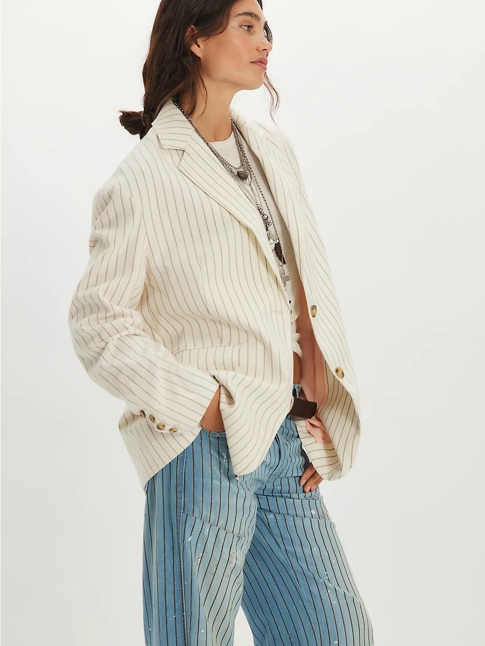 NWT Free People Menswear Crosby/Reggie Blazer size Medium
